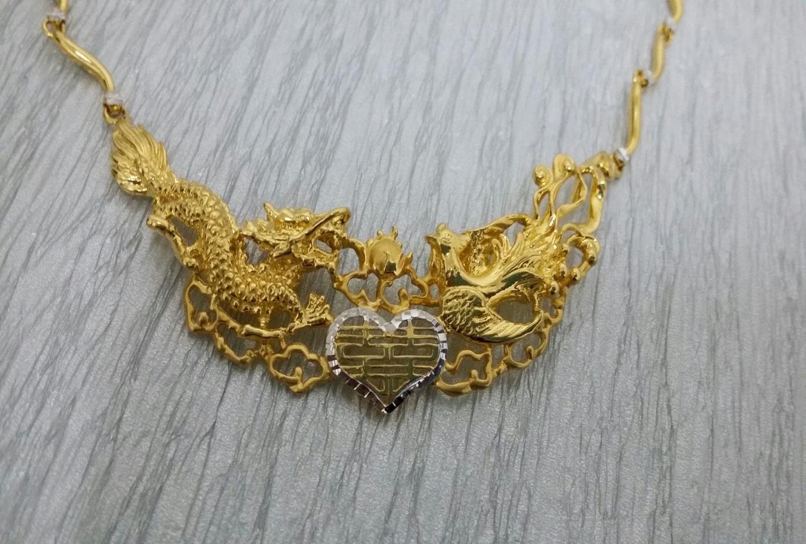 916 gold necklace design